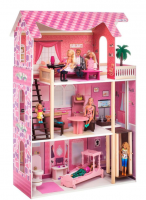 Кукольный дом "Фантазия" (с мебелью) С интерактивом