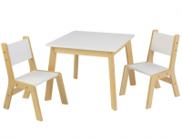 Детский игровой набор стол и 2 стула "Модерн", цв. Белый
