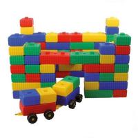 Конструктор крупный "Кирпичные блоки и машины"