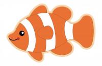 Декорация "Рыба Клоун" 53х31 см