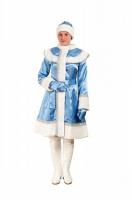 Костюм Снегурочки "Классика-М" (креп-сатин)