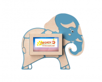 «Слон» - Декоративная сенсорная панель 32'