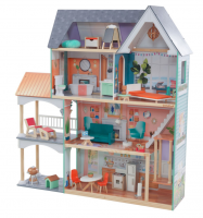 Кукольный дом Далия, с мебелью 30 элементов