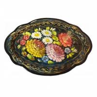 Поднос с жостовской росписью (34х23 см)
