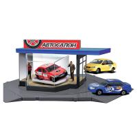 Игрушечный автосалон с металлическими машинками