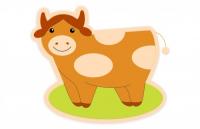 Декорация "Корова" 130х78 см