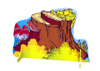 Декорация "Пень"