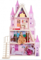 Летний дворец Барби "Розовый сапфир " с 16 предметами мебели и текстилем
