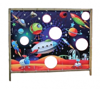 Баннер для метания "Космос" 1,5*2 м с каркасом