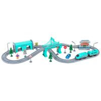 Железная дорога для детей "Мой город, 66 предметов", на батарейках