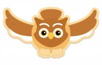 Декорация "Сова" 62х30 см