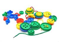 Шнуровка "Собери пуговицы"
