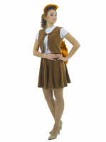 Карнавальный костюм для взрослых "Белочка с юбочкой"
