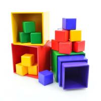 Коробочки радужные 5 в 1 + кубики