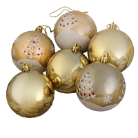 Новогодние шары "Зимнее деревце"