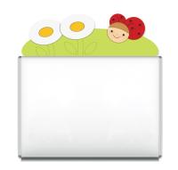 Декорация для магнитной доски "Божья коровка"