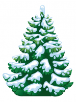 Декорация ЁЛОЧКА двусторонняя