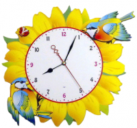 Часы "Подсолнух"