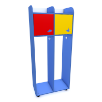 Шкаф для бассейна 2 секции (фанера + покраска)