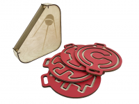 Комплект ручных балансиров для детей «Балу» (красный, 4 шт.)