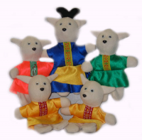 Перчаточные куклы для детей "Коза и козлята"