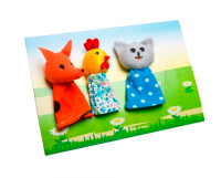 Театр "Кот, Петух и Лиса" пальчиковый