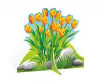 Декорация для утренников "Оранжевые тюльпаны"