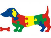 Мозаика мягкая "Такса"