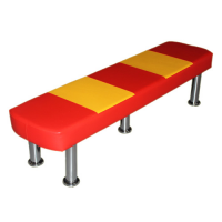 Банкетка на хромированных ножках (5 ножек)