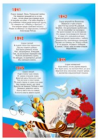 Плакат "Годы войны"