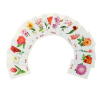 Карточки обучающие "Цветы садовые" (16 шт.)