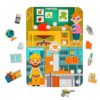 Сортер «Профессии, Учитель и строитель»
