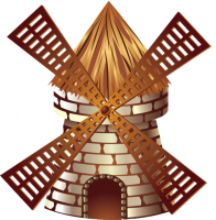 Декорация "Мельница"