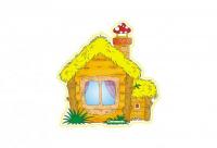 Наклейка интерьерная "Избушка"