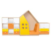 СТЕНКА "ДОМИК" С ДВУМЯ ТУМБАМИ