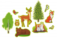 Набор декоративных элементов ЛЕСА РОССИИ