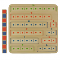 Панель "Счет 1-10 по точкам"