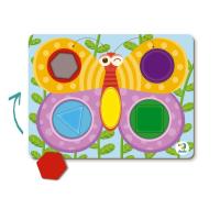 Пазл-сортер 5 элементов «Бабочка»