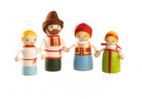 Набор пальчиковых игрушек "Русская семья"