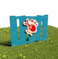 Забор из Экопластика "Краб"