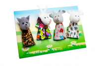 Театр "Волк и  козлята" пальчиковый 4 шт.