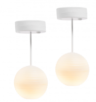 Освещение для домика Люстра с абажуром из рисовой бумаги 2 шт.